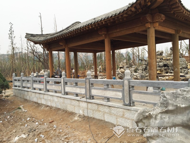 青石欄桿 親水平臺(tái)欄桿