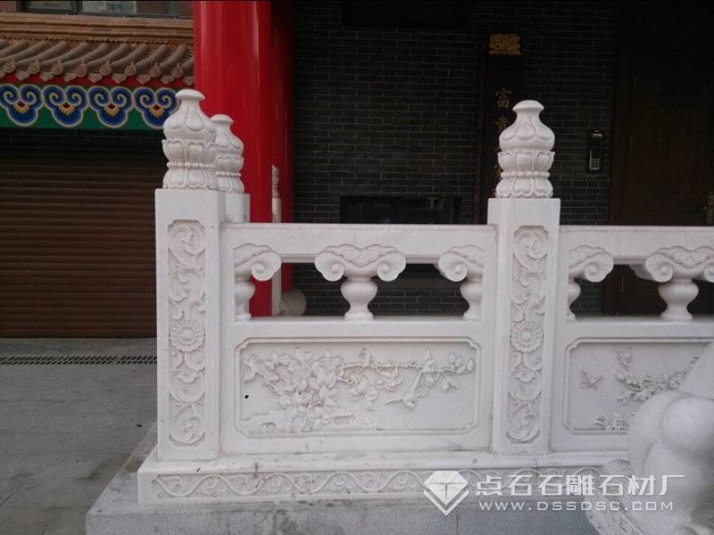 漢白玉欄桿 石雕欄桿 石欄桿