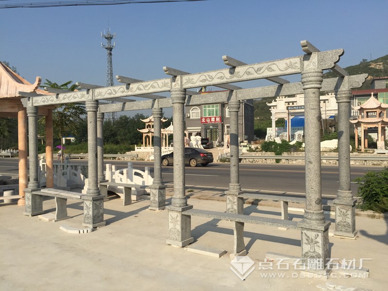 花崗巖石長(zhǎng)廊 芝麻灰