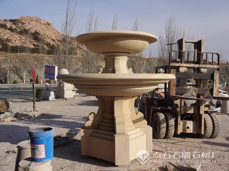 黃金麻水缽 黃金麻噴泉