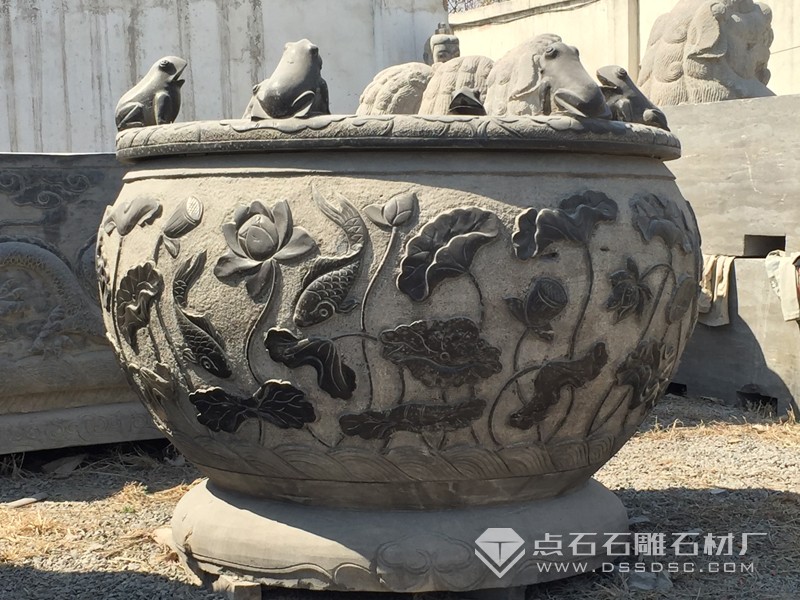 石缸 石頭魚缸 石質(zhì)魚缸