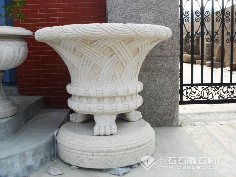 黃銹石花盆 黃銹石花缽