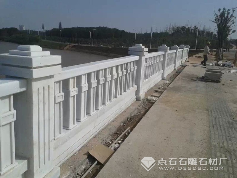 漢白玉欄桿 河道欄桿