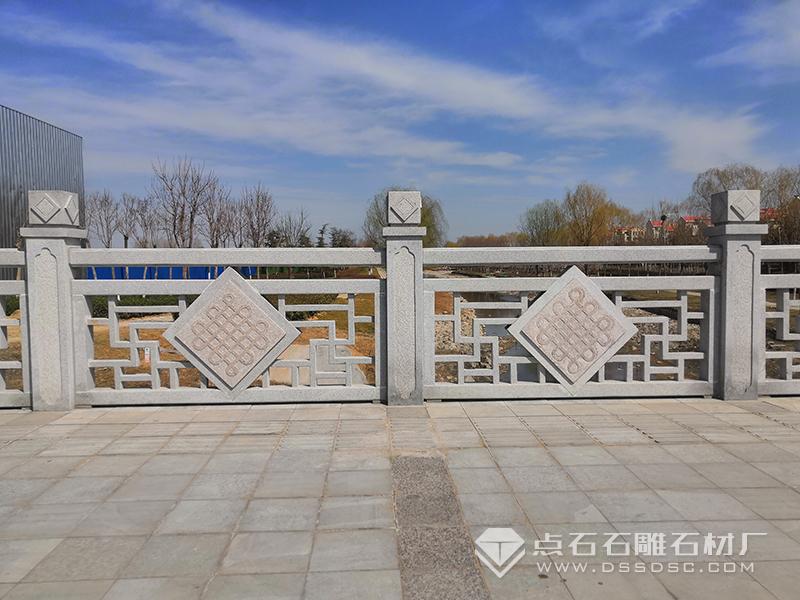 鏤空花崗巖石材欄桿橋梁裝飾