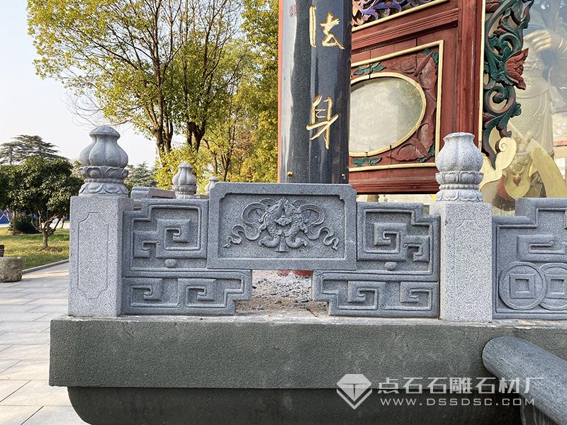 寺廟佛臺青石欄桿